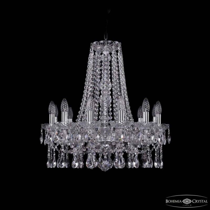 Подвесная люстра Bohemia Ivele Crystal 1413 1413/12/200/h-60 Ni