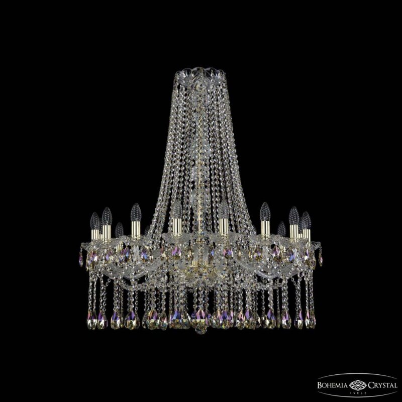 Подвесная люстра Bohemia Ivele Crystal 1413 1413/16/300/h-93 G K801