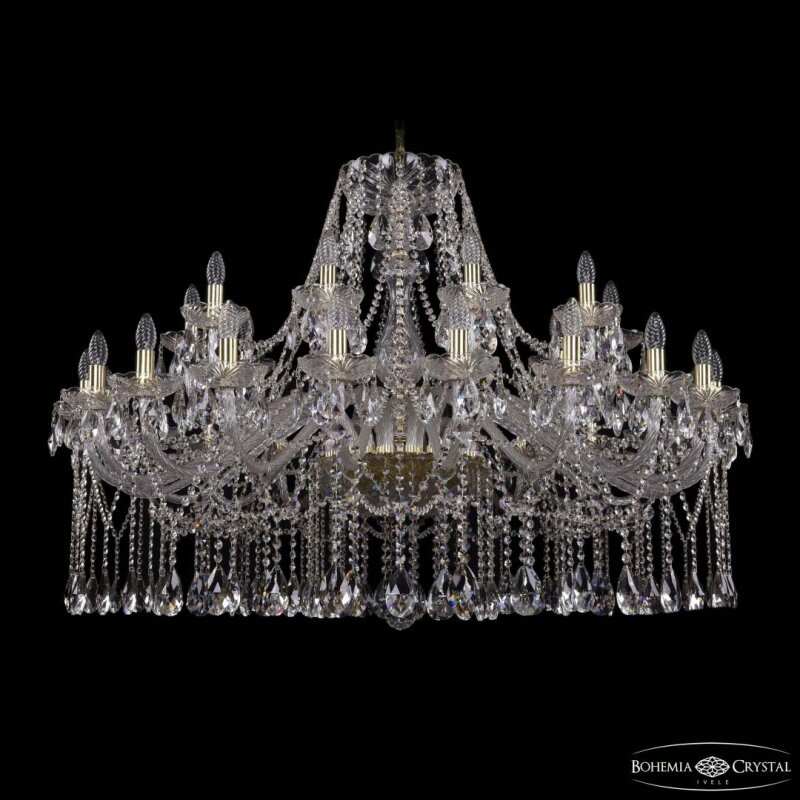 Подвесная люстра Bohemia Ivele Crystal 1413 1413/20+10/460 G