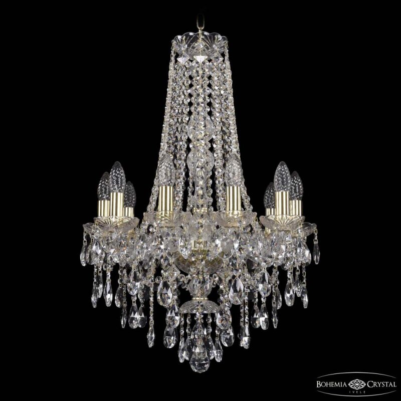 Подвесная люстра Bohemia Ivele Crystal 1415 1415/10/165/h-70 G