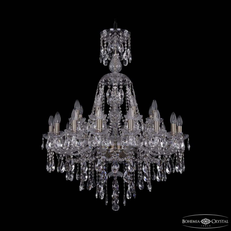 Подвесная люстра Bohemia Ivele Crystal 1415 1415/16+8/300/XL-106 Pa