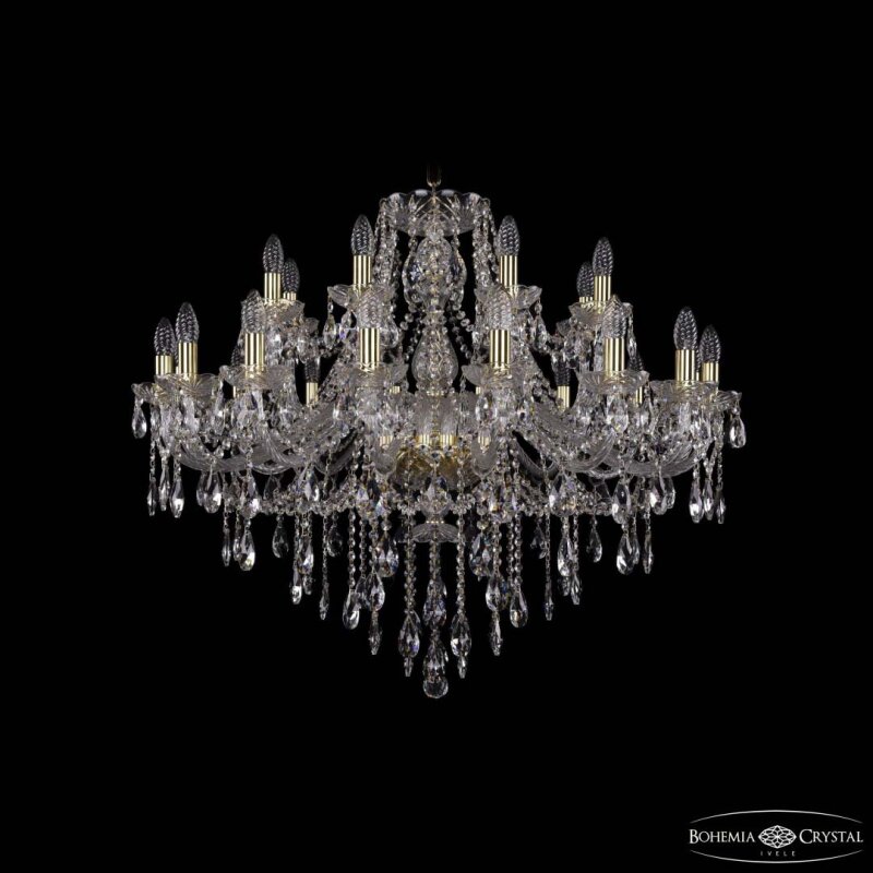 Подвесная люстра Bohemia Ivele Crystal 1415 1415/16+8/360 G