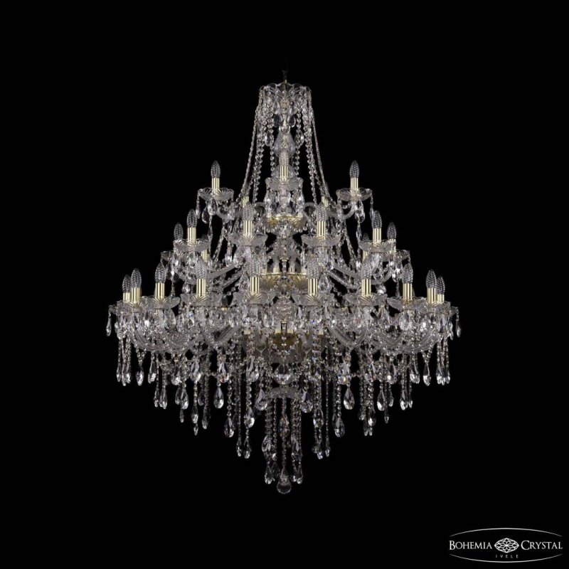 Подвесная люстра Bohemia Ivele Crystal 1415 1415/20+10+5/400/3d Ni