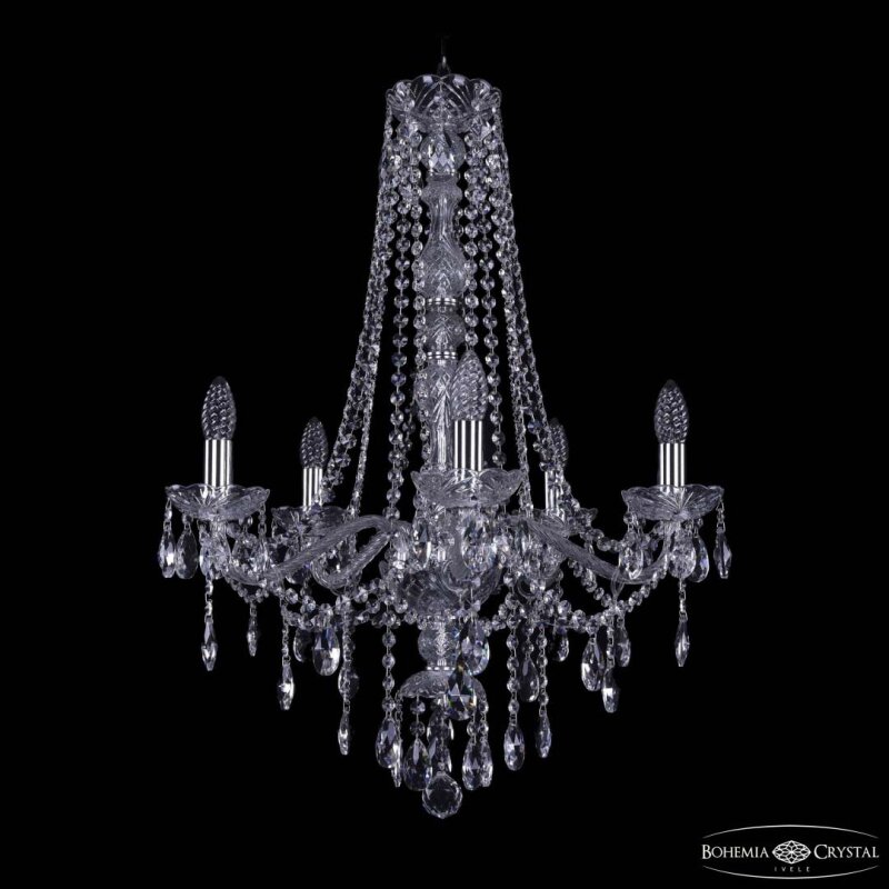 Подвесная люстра Bohemia Ivele Crystal 1415 1415/5/200/h-75 Ni