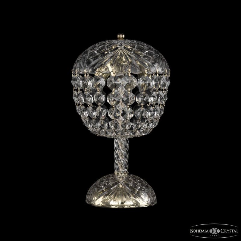 Настольная лампа декоративная Bohemia Ivele Crystal 1477 14771L2/22 G