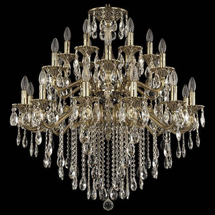 Подвесная люстра Bohemia Ivele Crystal 7202 72102/12+6+6/300/2d B GB
