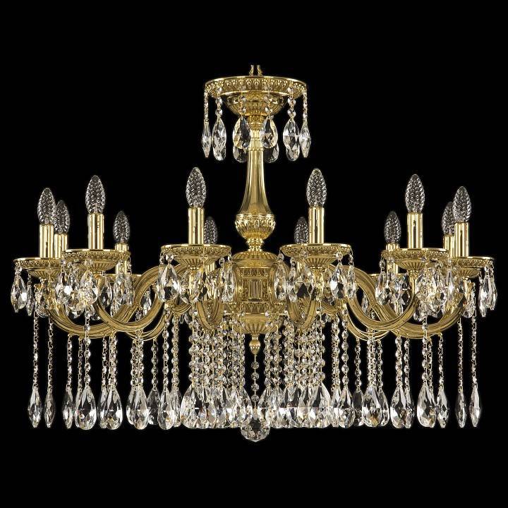 Подвесная люстра Bohemia Ivele Crystal 7501 75101/12/300 A G