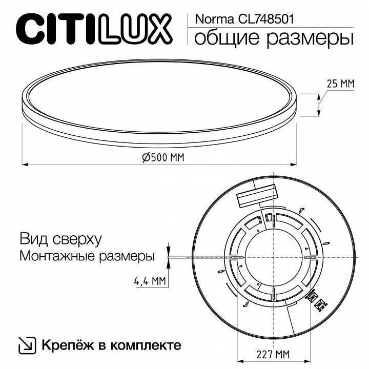 Накладной светильник Citilux Norma CL748501