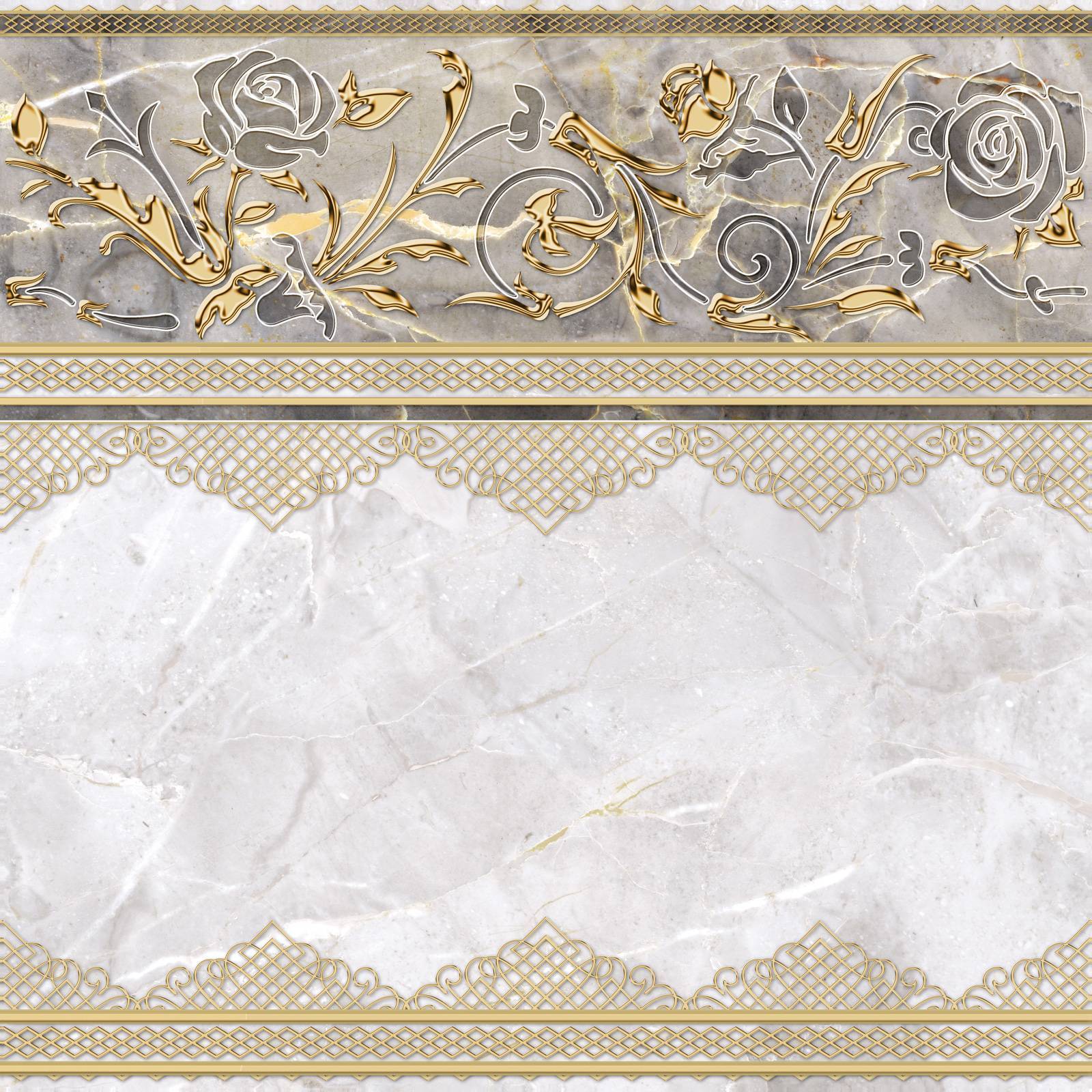 Декор Alma Ceramica Isida 418x418x8 мм DFU03ISI004