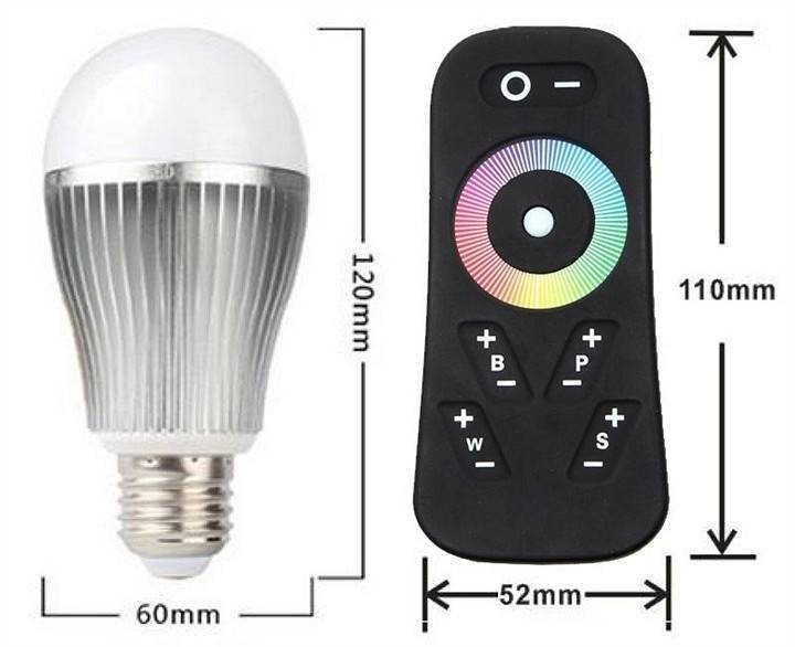 Лампа светодиодная Deko-Light RF RGBW E27 8 Вт 3000 K 180136