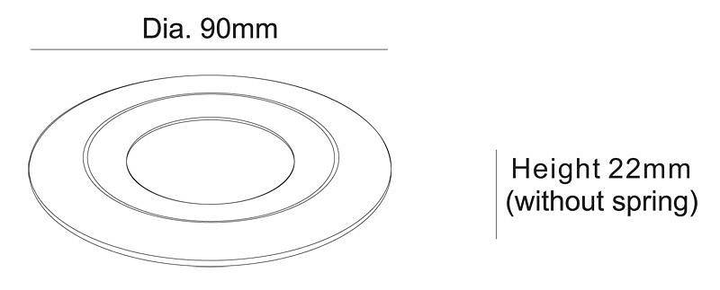 Рамка на 1 светильник Deko-Light 930252