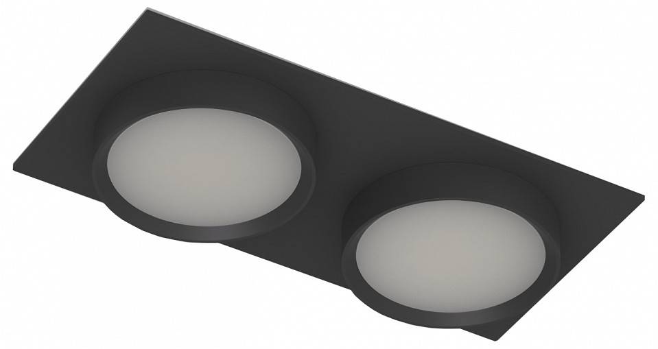 Встраиваемый светильник Denkirs FLAT DK2092-BK