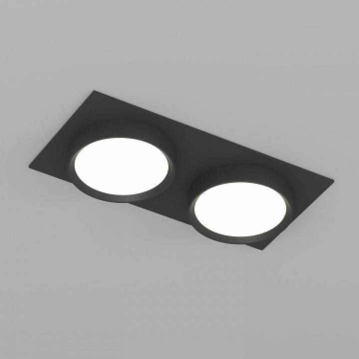 Встраиваемый светильник Denkirs FLAT DK2092-BK