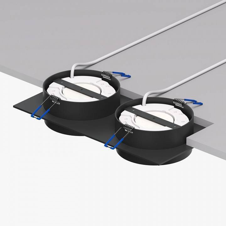 Встраиваемый светильник Denkirs FLAT DK2092-BK