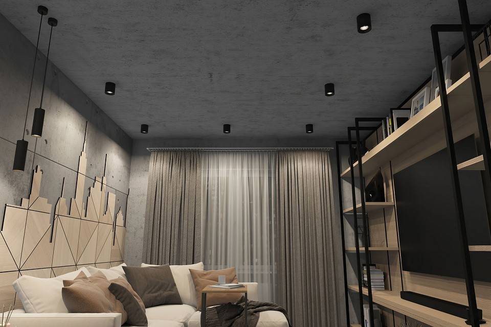 Накладной светильник Denkirs DK3040 DK3090-BK+CH