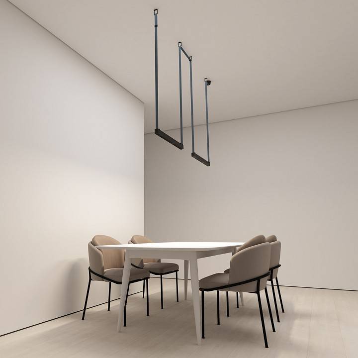 Комплект трековой системы Denkirs Belty SET DK55SET04-01-DB