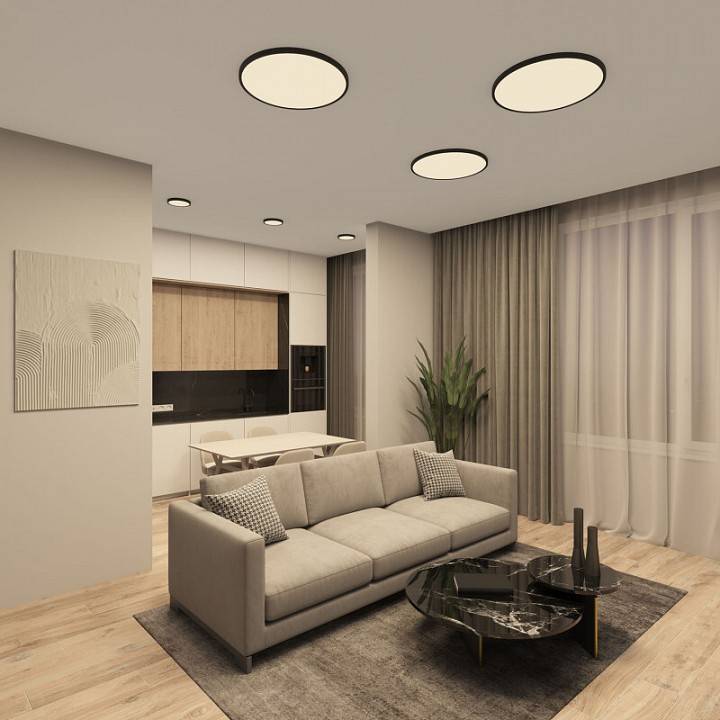 Накладной светильник Denkirs THIN DK6522-BK