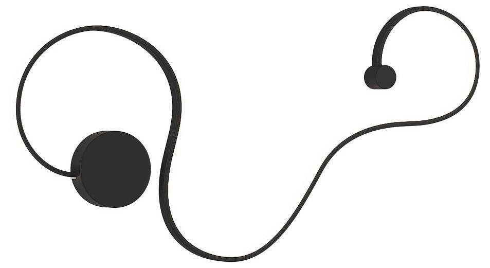 Накладной светильник DesignLed Line черный AB15014-1B-BL