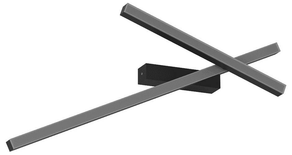 Накладной светильник DesignLed Mars SBL черный C00120100B-BL-WW