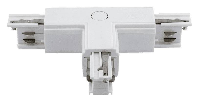 Соединитель T-образный для треков DesignLed Трехфазные треки и аксессуары CN-3F-T-L-WH