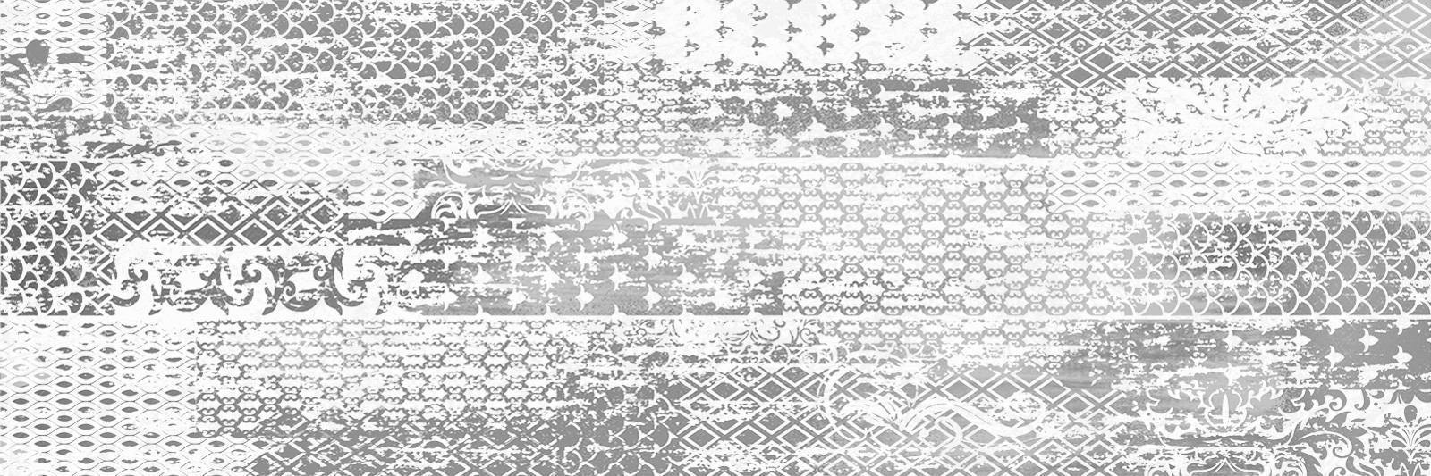 Вставка декоративная Alma Ceramica Vesta Silver 600x200x9 мм (6 шт в уп) DW11VST00