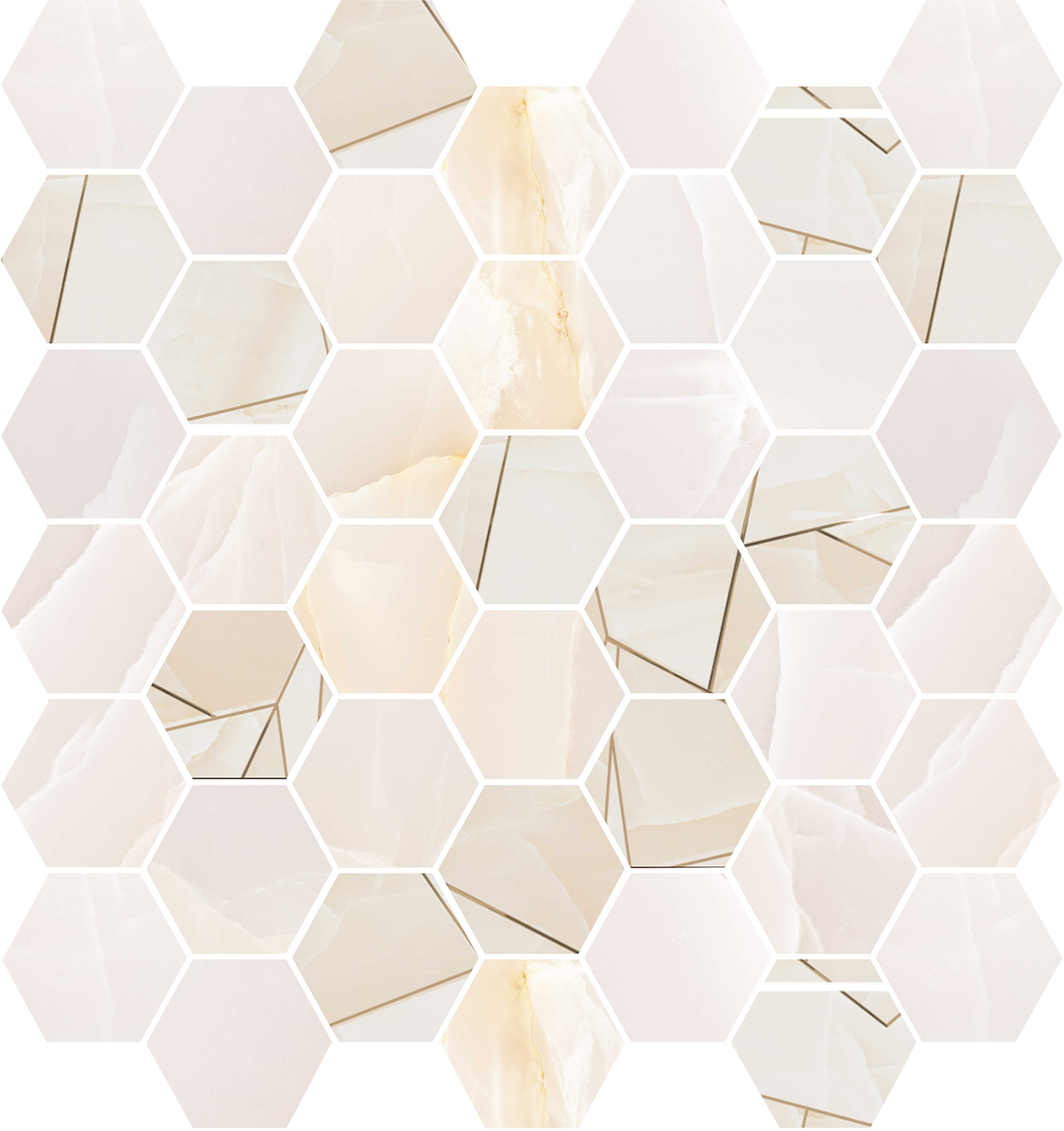 Мозаика Alma Mosaic Onyx Karamel 316х297 мм (5 шт в уп) DW7ONX11