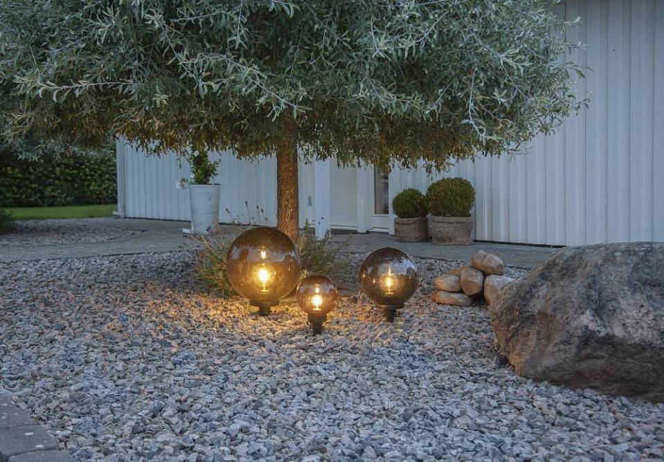 Светильник напольный шар Eglo Monterollo smoke 900203