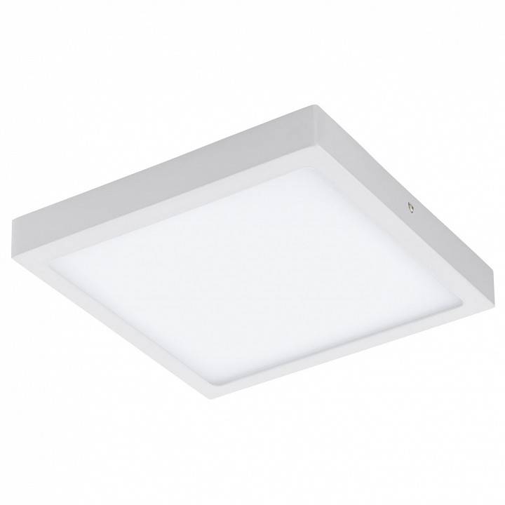 Светильник накладной Eglo Fueva-C квадратный 300x300 мм 21 Вт RGB белый 96673