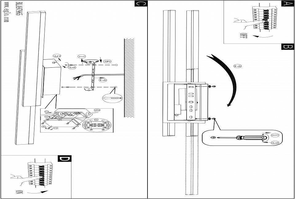 Накладной светильник Eglo Palmital 450x450 мм 97965