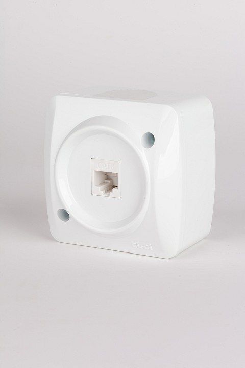 Розетка Ethernet RJ-45 Elbi Eleсtriс Alsu 7 504-000200-247