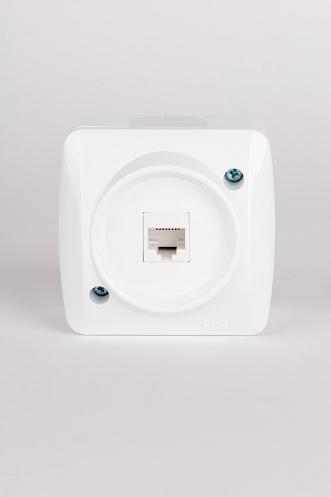 Розетка Ethernet RJ-45 Elbi Eleсtriс Alsu 7 504-000200-247