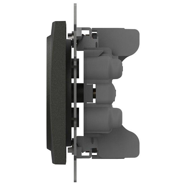 Розетка двойная без заземления, без рамки Elbi Eleсtriс Zena Vega 609-011100-908