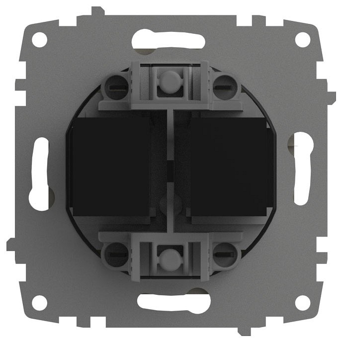 Розетка двойная Ethernet RJ-45 без рамки Elbi Eleсtriс Zena Vega 609-011400-248