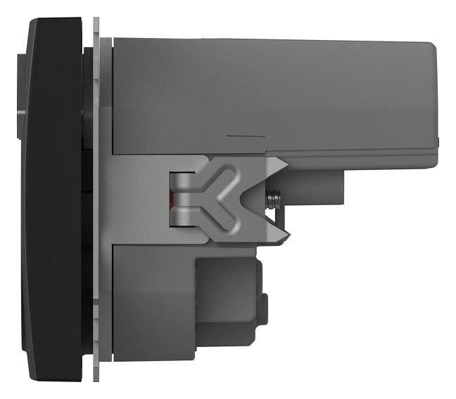 Розетка с заземлением и со шторкой и 2хUSB type A, без рамки Elbi Eleсtriс Zena Vega 609-014800-317