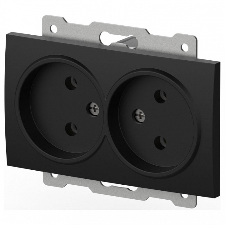 Розетка двойная без заземления, без рамки Elbi Eleсtriс Zena Vega 609-014800-908