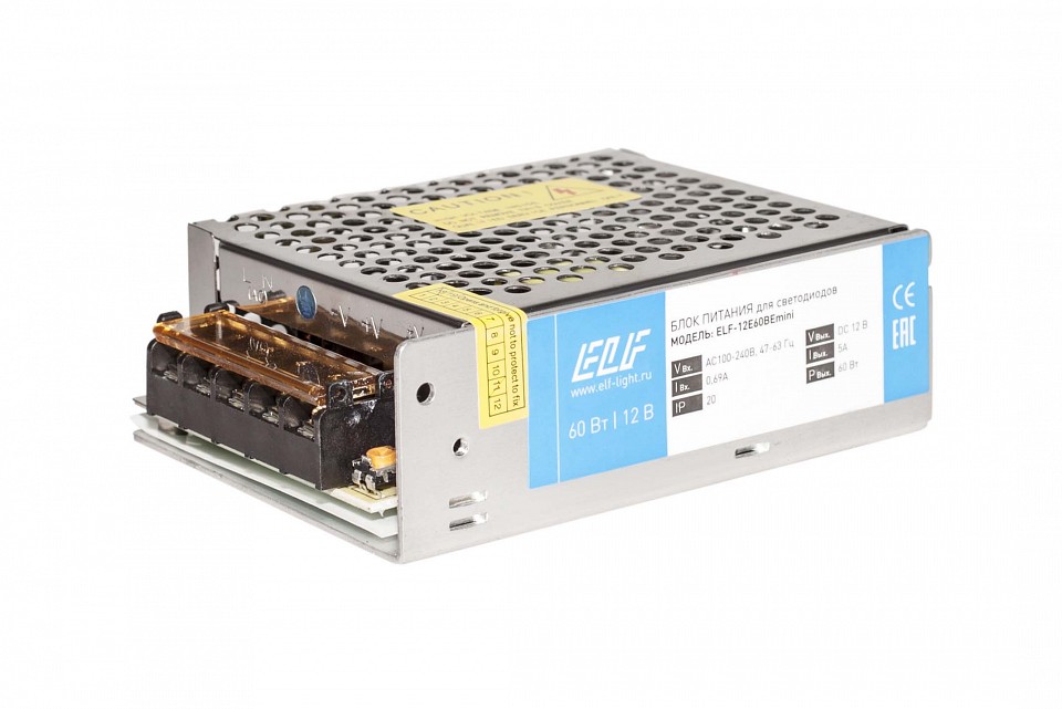Блок питания ELFLED  ELF-12E60BEmini