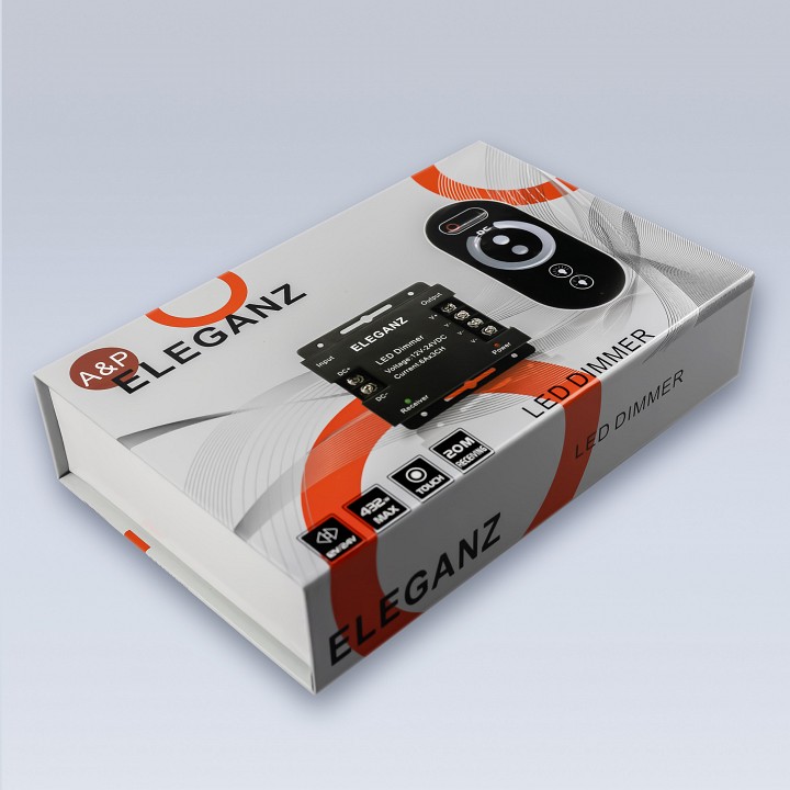 Контроллер-диммер с пультом ДУ Eleganz  1008
