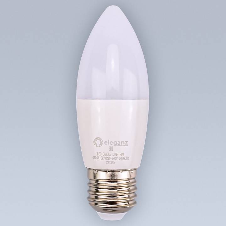 Лампа светодиодная Eleganz  E27 9Вт 4500K 1391