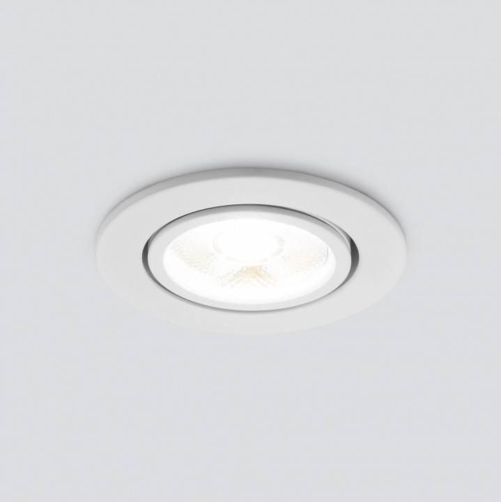 Встраиваемый светильник Elektrostandard 15272/LED белый/хром a056030