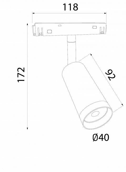 Светильник на штанге Elektrostandard Slim Magnetic a061300