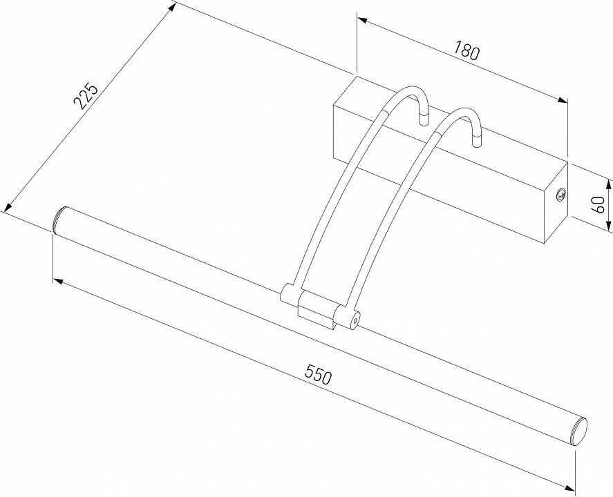 Подсветка для зеркала Elektrostandard Simple a063698