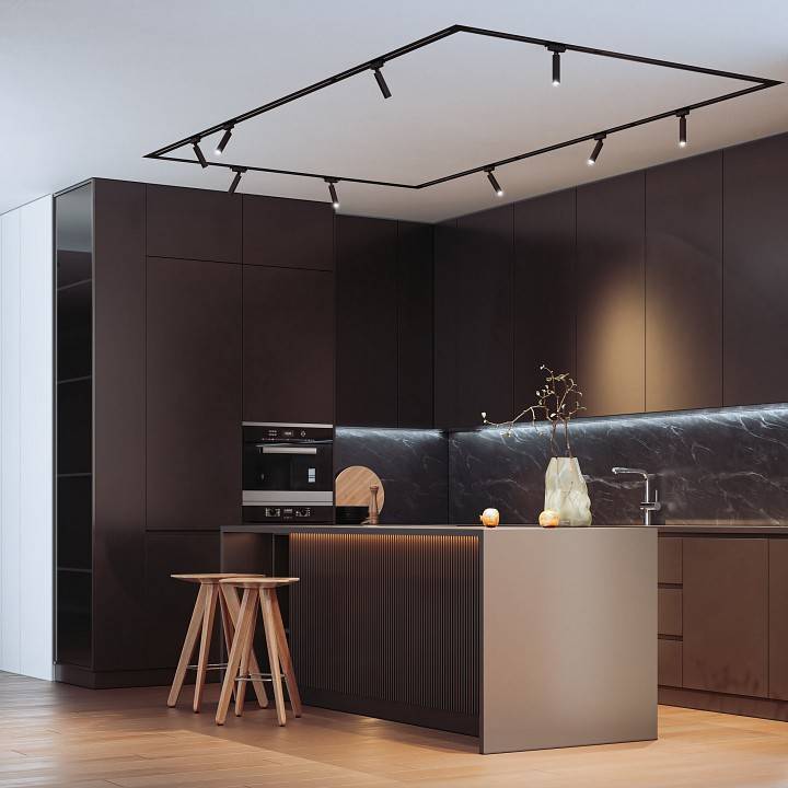 Светильник на штанге Elektrostandard Pika черный a065269