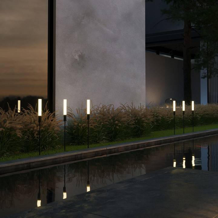 Наземный низкий светильник Elektrostandard Invi a069445