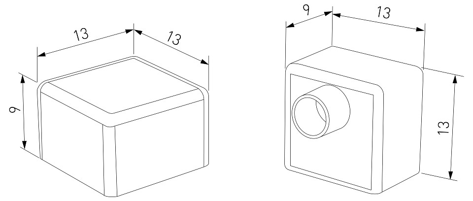 Заглушка для профиля Elektrostandard  ZLL-2-ALP027