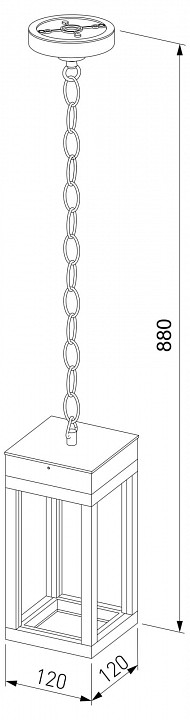 Подвесной светильник Elektrostandard Frame 1528 TECHNO LED