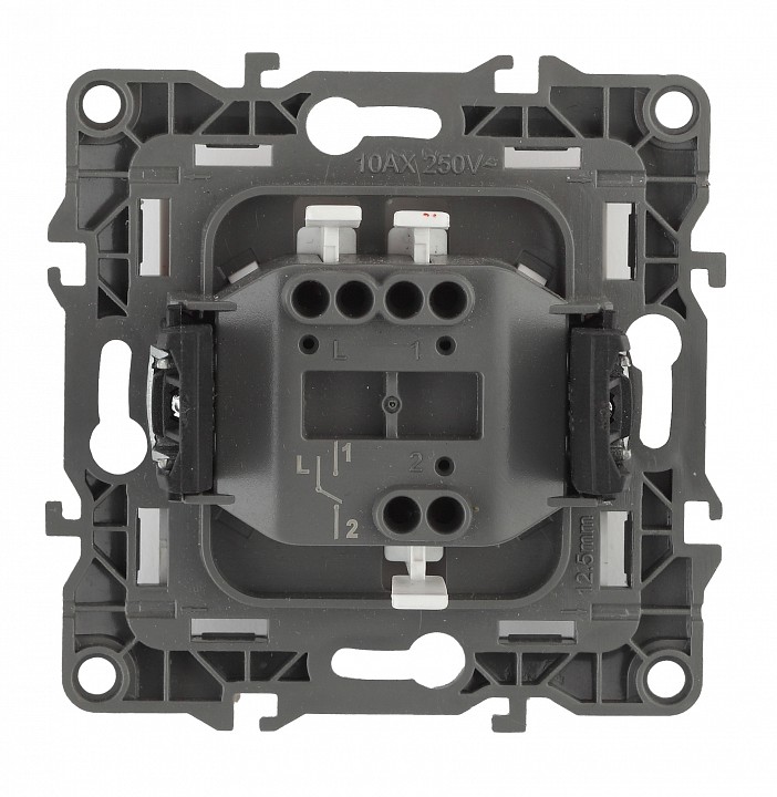 Выключатель одноклавишный без рамки Эра Эра 12 12-1101-06