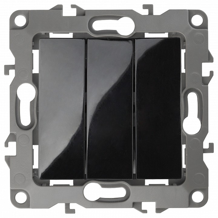 Выключатель трехклавишный без рамки Эра Эра 12 12-1107-06