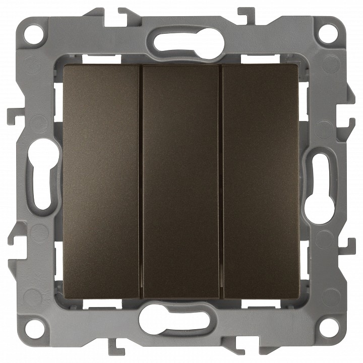 Переключатель трехклавишный без рамки Эра Эра 12 12-1107-13