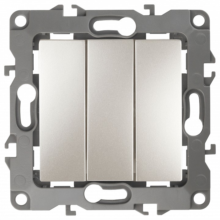 Переключатель трехклавишный без рамки Эра Эра 12 12-1107-15