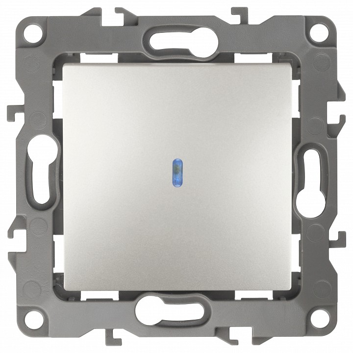 Выключатель одноклавишный с подсветкой без рамки Эра Эра 12 12-1102-15